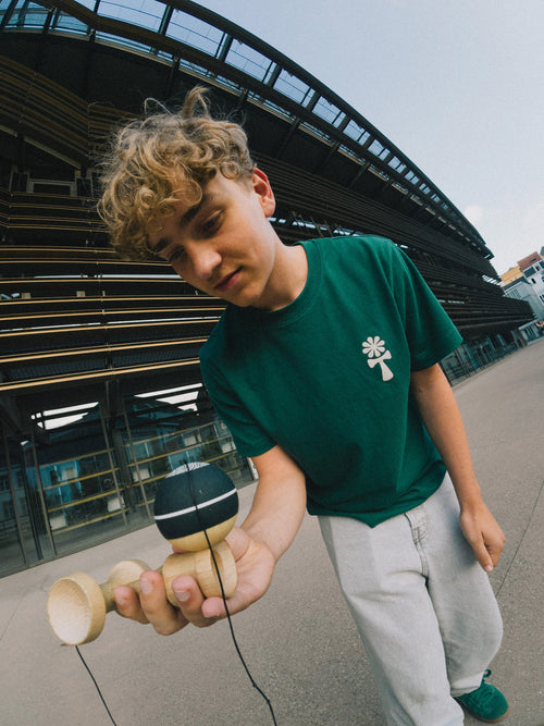 Kendama Gent Organic Tshirt - Glazed Green