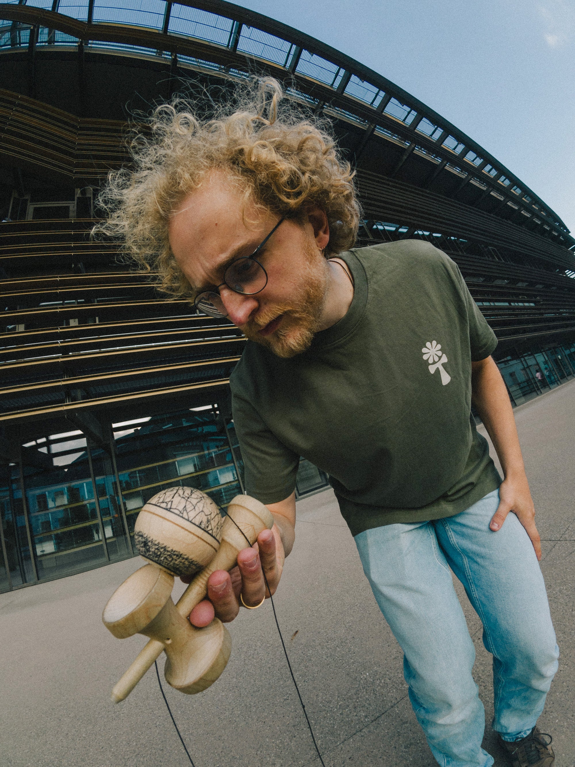 Kendama Gent Organic Tshirt - Khaki