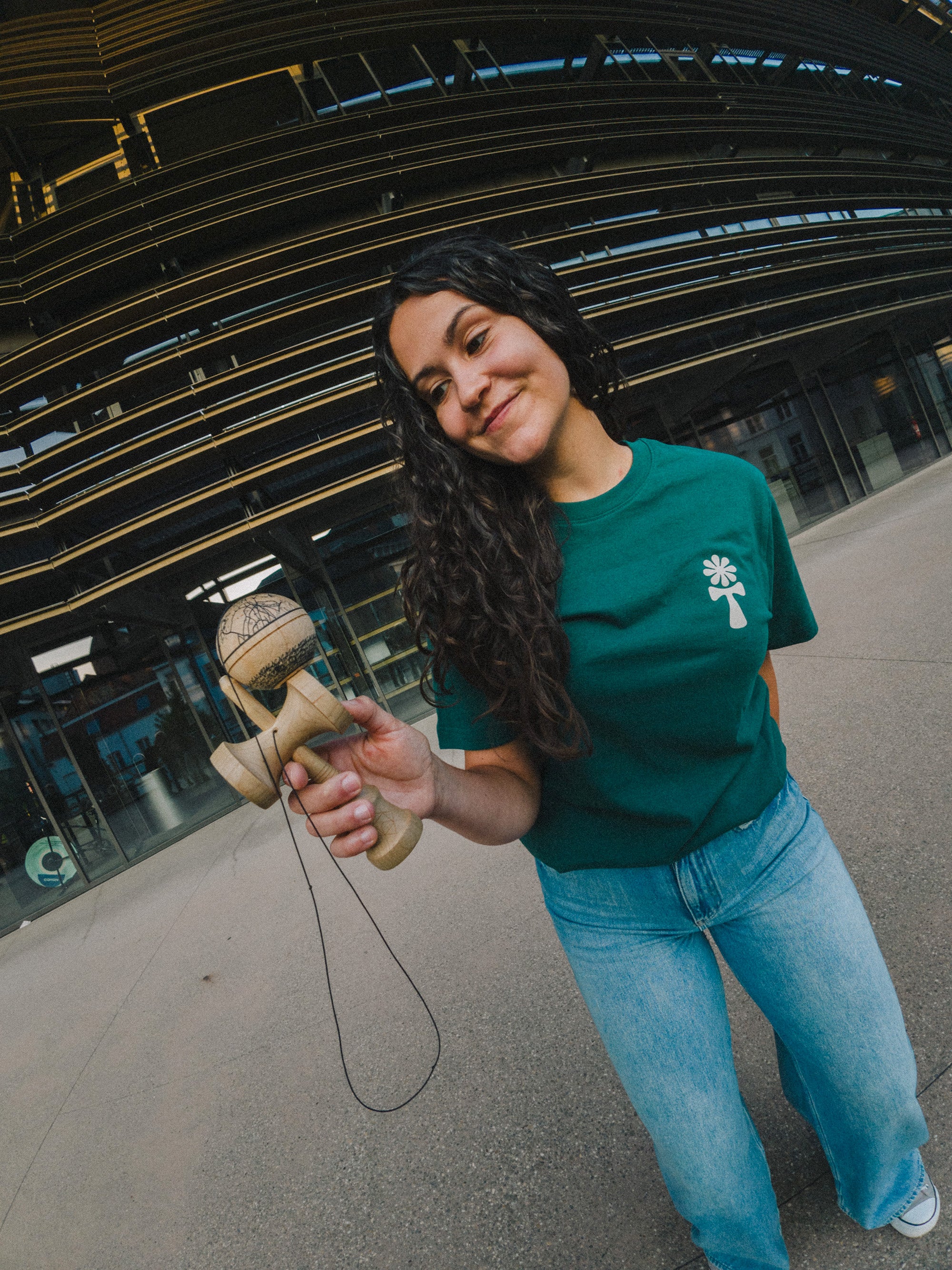 Kendama Gent Organic Tshirt - Glazed Green