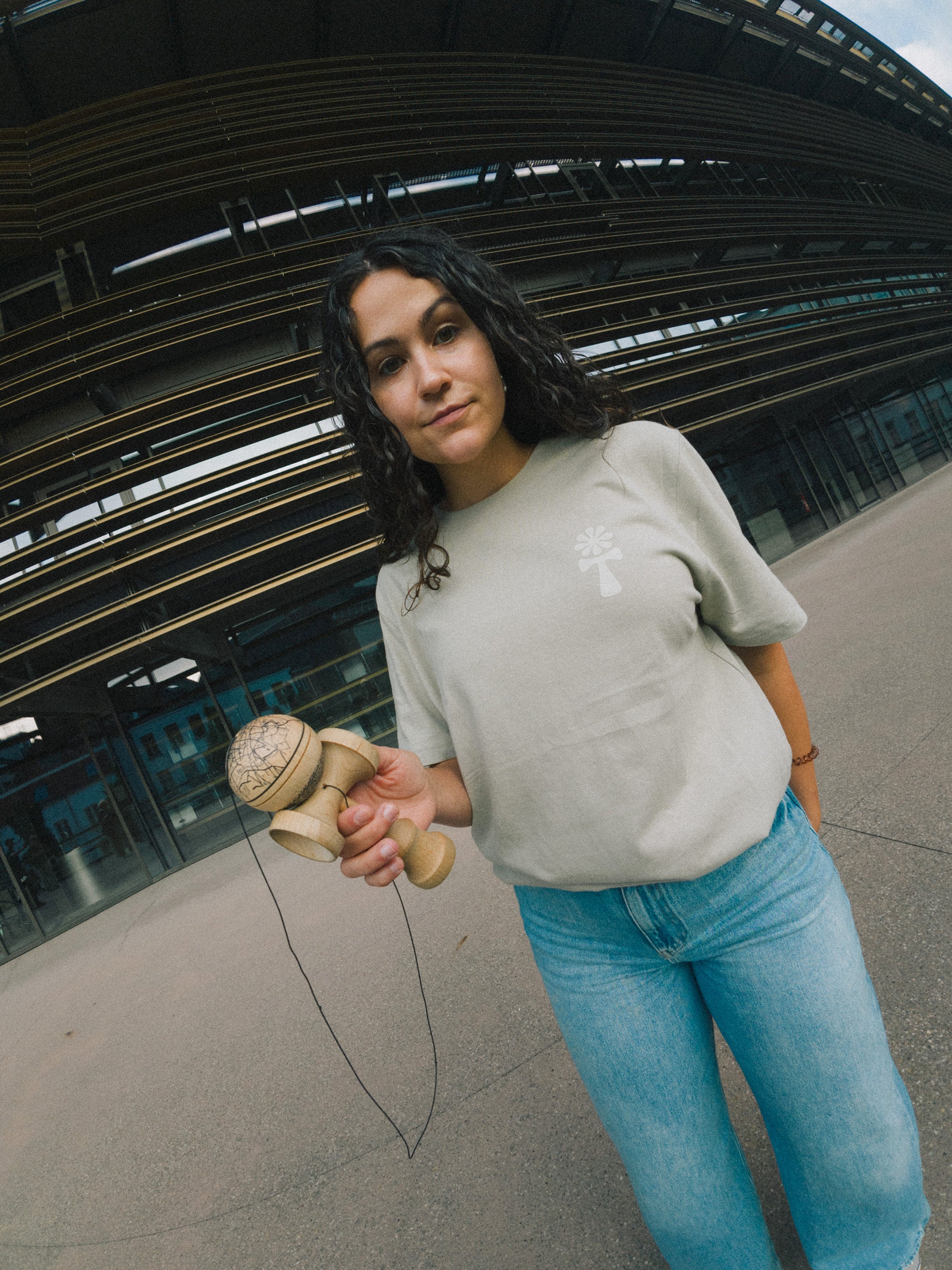 Kendama Gent Organic Tshirt - Stone