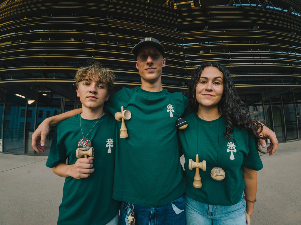 Kendama Gent Organic Tshirt - Glazed Green